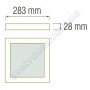 Світильник стельовий світлодіодний LED Horoz Electric ARINA-28 28W 016-026-0028