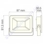 Прожектор світлодіодний LED Horoz Electric ASLAN-10 10W IP65 068-010-0010