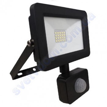 Прожектор світлодіодний LED Horoz Electric ASLAN/S-20 20W 6400K з датчиком руху IP65 068-011-0020