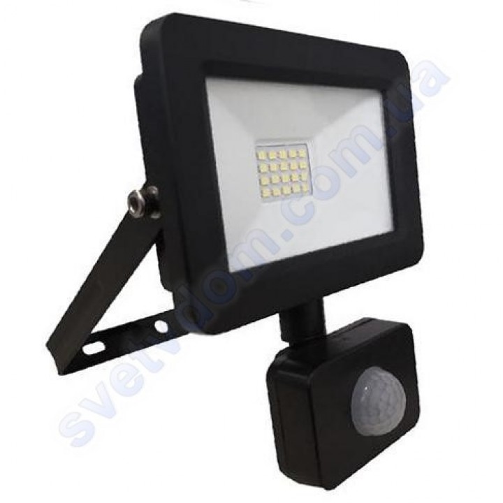 Прожектор світлодіодний LED Horoz Electric ASLAN/S-20 20W 6400K з датчиком руху IP65 068-011-0020