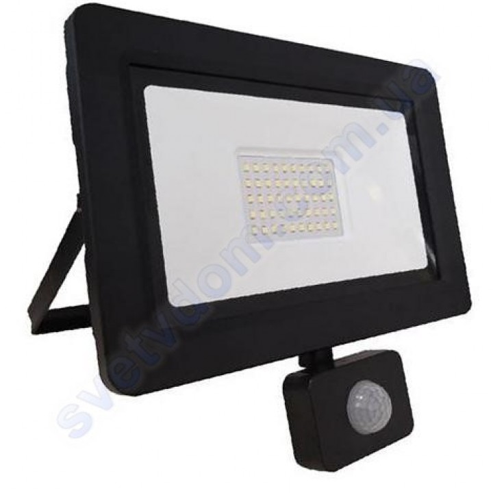Прожектор світлодіодний LED Horoz Electric ASLAN/S-50 50W 6400K з датчиком руху IP65 068-011-0050