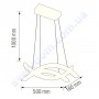 Світлодіодна SMD LED люстра Horoz Electric AVIATOR-24 24W 4000K 019-038-0024