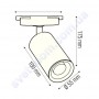 Світильник трековий MR16 GU10 Horoz Electric BASEL 115-003-0001