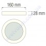 Світильник стельовий світлодіодний LED Horoz Electric CAROLINE-12 12W 016-025-0012