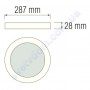 Світильник стельовий світлодіодний LED Horoz Electric CAROLINE 28 28W 016-025-0028