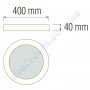 Світильник стельовий світлодіодний LED Horoz Electric CAROLINE-32 32W 016-025-0032