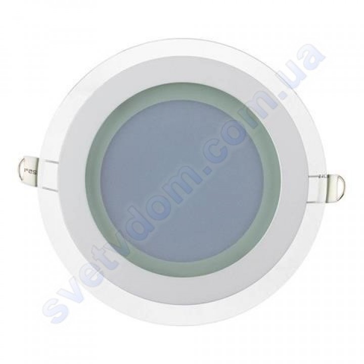 Світильник стельовий світлодіодний LED зі скляним декором Horoz Electric CLARA-12 12W 016-016-0012