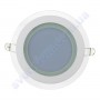Світильник стельовий світлодіодний LED зі скляним декором Horoz Electric CLARA-12 12W 016-016-0012