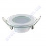 Світильник стельовий світлодіодний LED зі скляним декором Horoz Electric CLARA-6 6W 016-016-0006