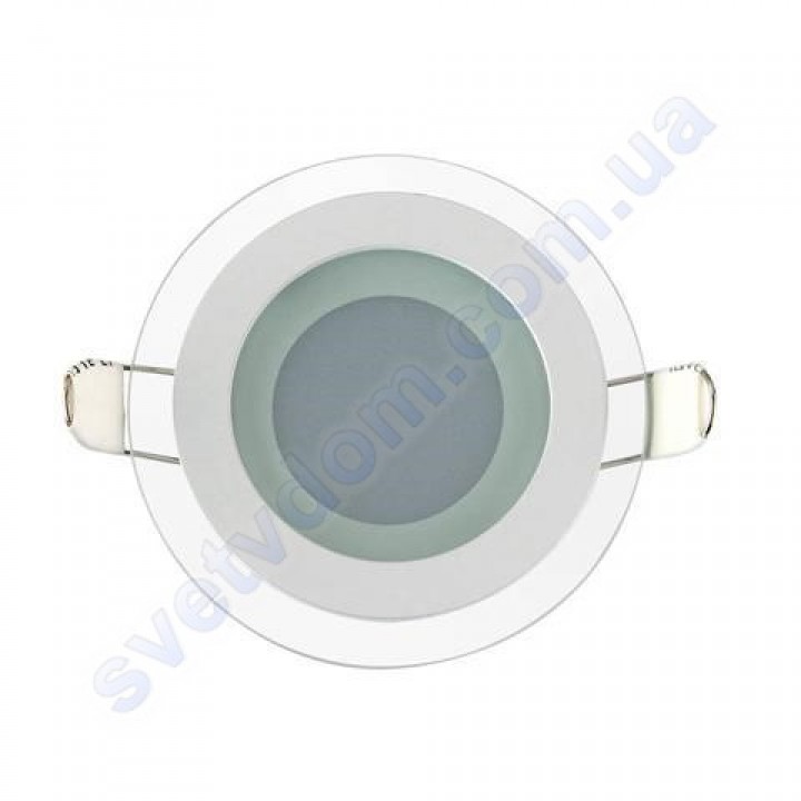 Світильник стельовий світлодіодний LED зі скляним декором Horoz Electric CLARA-6 6W 016-016-0006