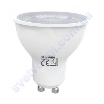 Лампа світлодіодна Horoz Electric SMD LED CONVEX-8 8W (аналог 65Вт) MR16 GU10 001-064-0008