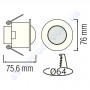 Датчик руху CORSA Horoz Electric 6м 088-001-0006