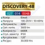 Світильник Світлодіодний LED настінно-стельовий Horoz Electric DISCOVERY-48 білий 6400K 48W метал 027-014-0048