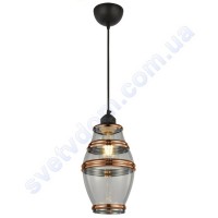 Світильник підвісний Horoz Electric ELEMENT-2 скло+метал E27 021-015-0002