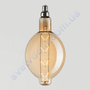 Лампа Едісона світлодіодна Horoz Electric ENIGMA-XL AMBER 8W (аналог 60Вт) E27 FILAMENT 001-051-0008-AXL