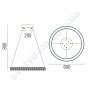 Світлодіодна SMD LED люстра Horoz Electric ETERNITY-40 40W 4000K 019-022-0040