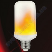 Лампа світлодіодна Horoz Electric FIREFLUX 5W (аналог 40Вт) S65 E27 ПОЛУМ'Я 001-048-0005