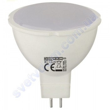 Лампа світлодіодна Horoz Electric LED FONIX-6 6W (аналог 50Вт) MR16 GU5.3 001-001-0006