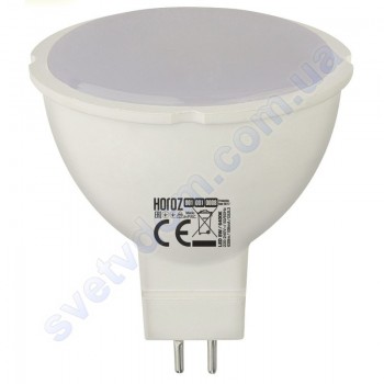 Лампа світлодіодна Horoz Electric LED FONIX-8 6W (аналог 65Вт) MR16 GU5.3 001-001-0008