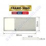 Кріпильна Рамка FRAME-3060 для LED-панелі Horoz Electric ZODIAC-24 111-002-0001