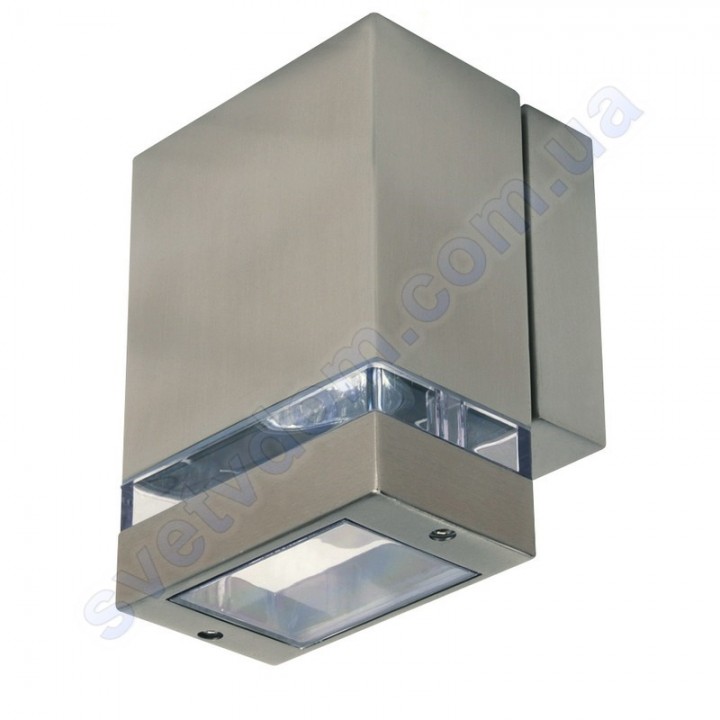 Світильник вуличний садово-парковий фасадний Horoz Electric GARDENYA-1 GU10 IP44 нерж 075-010-0001