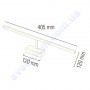 Світильник світлодіодний LED підсвічування Horoz Electric KANARYA-8 8W 4200K хром (для картин, дзеркал тощо) 040-012-0008