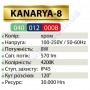 Світильник світлодіодний LED підсвічування Horoz Electric KANARYA-8 8W 4200K хром (для картин, дзеркал тощо) 040-012-0008