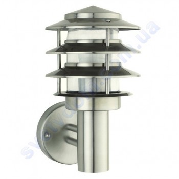 Світильник вуличний садово-парковий фасадний Horoz Electric KAYIN-2 IP44 E27 нерж 075-003-0002