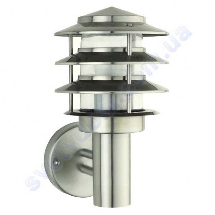 Світильник вуличний садово-парковий фасадний Horoz Electric KAYIN-2 IP44 E27 нерж 075-003-0002