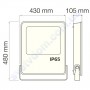Прожектор світлодіодний LED Horoz Electric LEOPAR-400 400W 6400K IP65 068-006-0400