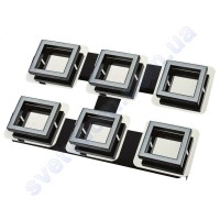 Світильник Світлодіодний LED настінно-стельовий Horoz Electric LIKYA-6 4000K 6x5W хром 036-007-0006