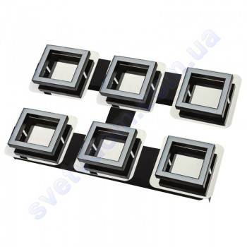 Світильник Світлодіодний LED настінно-стельовий Horoz Electric LIKYA-6 4000K 6x5W хром 036-007-0006