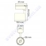 Світильник трековий світлодіодний COB LED Horoz Electric LYON-10 10W 4200K 018-020-0010