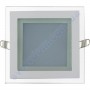 Світильник стельовий світлодіодний LED зі скляним декором Horoz Electric MARIA-12 12W 016-015-0012