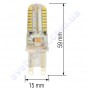 Лампа світлодіодна Horoz Electric LED MEGA-5 5W (аналог 40Вт) G9 (220V) силікон 001-011-0005