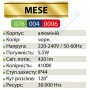 Світильник вуличний садово-парковий настінний світлодіодний LED Horoz Electric MESE 5,5 W 4100K IP44 алюміній 076-004-0006