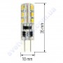 Лампа світлодіодна Horoz Electric LED MICRO-2 1,5 W (аналог 15Вт) G4 (220V) силікон 001-010-0002