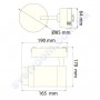 Світильник трековий світлодіодний COB LED Horoz Electric MONACO-30 30W 4200K 018-019-0030
