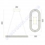Світлодіодна SMD LED люстра Horoz Electric NEBULA 40W 4000K 019-026-0040
