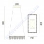 Світлодіодна SMD LED люстра Horoz Electric NIRVANA-24 24W 4000K 019-027-0024