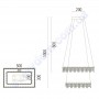 Світлодіодна SMD LED люстра Horoz Electric PANDORA-72 72W 4000K 019-028-0072