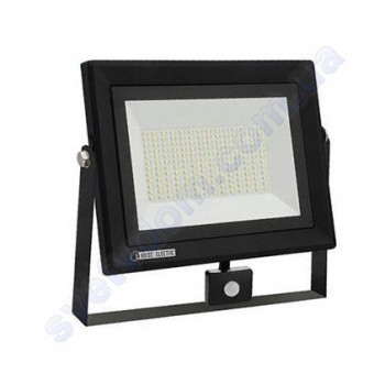 Прожектор світлодіодний LED Horoz Electric PARS/S-100 100W 6400K з датчиком руху IP65 068-009-0100