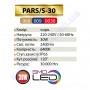 Прожектор світлодіодний LED Horoz Electric PARS/S-30 30W 6400K з датчиком руху IP65 068-009-0030