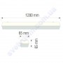 Корпус ПВЗ під світлодіодну лампу T8 Horoz Electric PROFIX-120S IP54 057-001-1120