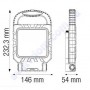 Прожектор світлодіодний переносний LED Horoz Electric PROPORT-20 20W IP65 068-015-0020