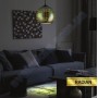 Світильник підвісний 3D ефект Horoz Electric RADIAN-1 скло E27 021-007-0001