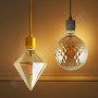 Лампа Едісона світлодіодна Horoz Electric RUSTIC TWIST-6 6W (аналог 50Вт) ТВІСТ E27 FILAMENT 001-038-0006