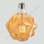 Лампа Едісона світлодіодна Horoz Electric RUSTIC CRYSTAL-6 6W (аналог 50Вт) КРИСТАЛ E27 FILAMENT 001-036-0006
