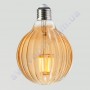 Лампа Едісона світлодіодна Horoz Electric RUSTIC MERIDIAN-6 6W (аналог 50Вт) МЕРИДІАН E27 FILAMENT 001-037-0006