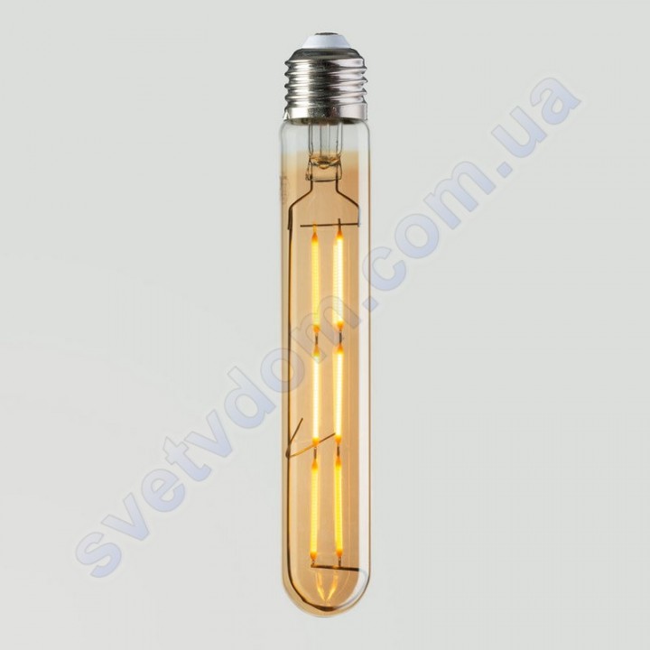 Лампа Едісона світлодіодна Horoz Electric RUSTIC TUBE-6 6W (аналог 50Вт) ТРУБА E27 FILAMENT 001-033-0006